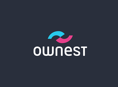 OWNEST agency logo app icon branding company logo finance icon logo logo design minimal rotate simple switch symbol trade trademark trading wave web logo