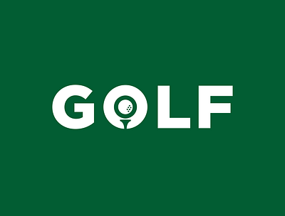 Golf bold branding company logo corporate golf golf club green icon logo logo design logos logotype mark minimal o logo professional simple sport logo symbol web logo