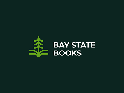 Bay State Books app icon bio book book logo branding clean company logo enviroment icon leaf logo logo design logos mark minimal professional logo simple symbol tree web logo