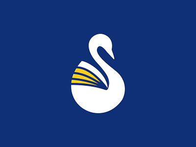Swan Book book logo branding company logo education logo icon logo logo design platform logo school logo simple sreaming logo stork swan logo symbol