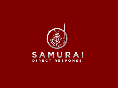 Samurai Logo agency logo agency website branding company logo digital marketing icon icon app illustration logo logo design logos logosai red simple symbol symbol logo vector web web icon web logo