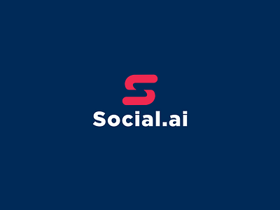 S Social Logo agency logo agency website app icon app icon design app logo branding company logo flat icon logo logo design logos logotype minimal red s logo simple symbol web web logo