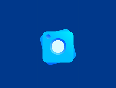 Blue Camera agency logo app app icon app icon design app logo blue blue logo branding camera company logo filter icon logo logo design logo mark logos mark proffesional logo web icon web logo