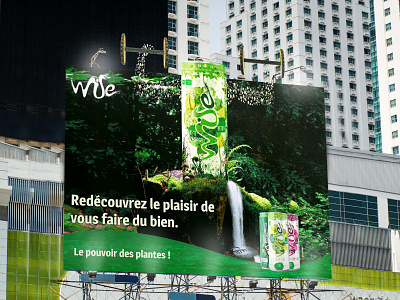 Billboard for Wise Drink adobe photoshop advertising billboard design branding design illustrator logo outdoor advertising wise drink