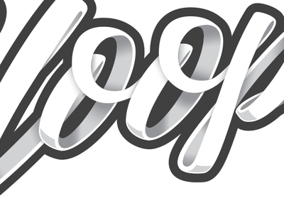 Hoops basketball hoops lettering logo logotype net script shoelace