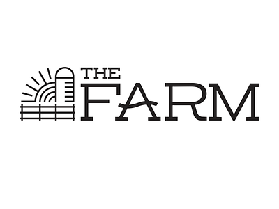 The Farm Logo church logo community farm logo logo design logotype silo sunrise wisconsin