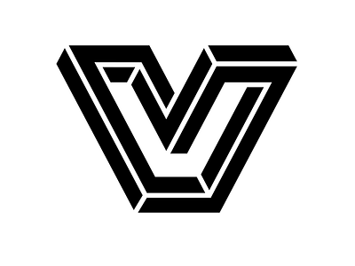 The Village Icon design green logo logo design perspective vector