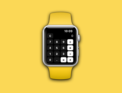 applewatch calculator app app design graphic design