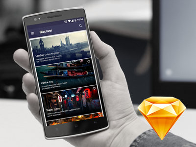 Wonworld travel app- dribbble android design discover kit material mobile sketch sketch3 sketchapp travel app ui