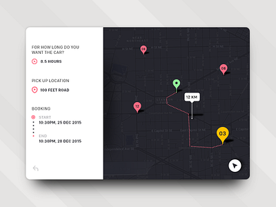 Daily UI #020- Location tracker #dailyui #017 dailyui design distance google interface location maps pin tracker ui ux web