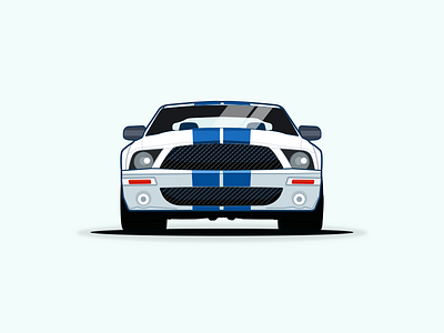 Ford Mustang vector illustration
