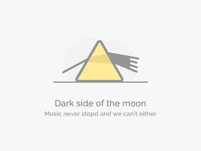Dark Side Of The Moon Pink Floyd coming soon screen coming soon cover art dailyui design empty state freebie icon illustration music pink floyd ui ux vector