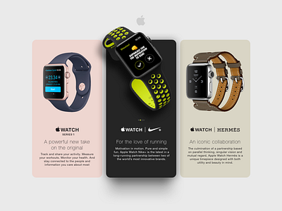 Apple Watch apple apple watch freebie giveaway gui ios nike run sketchapp smartwatch ui ux watch