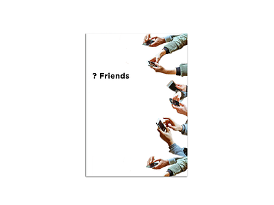 ? Friends graphic design poster print typography