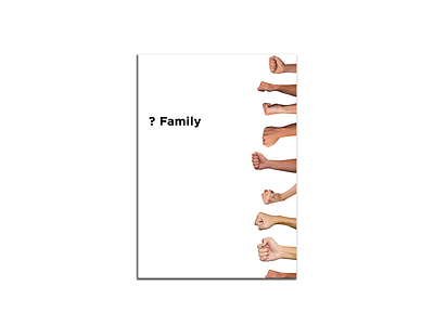 ? Family graphic design poster print typography