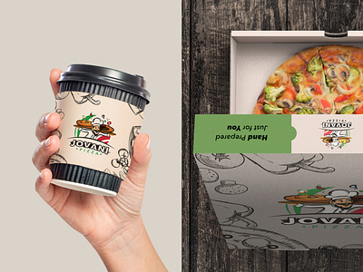 Identity for pizzeria branding design graphic design illustration logo vector