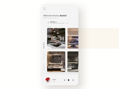 Smart Home Concept android concept ios minimal smart home app smarthome ui design ux