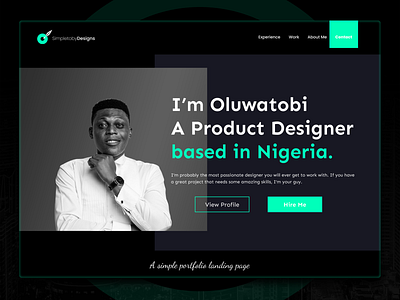 Product Design Portfolio Dark app creative design illustration nigeria portfolio portfolio design portfolio website ui uidesign uiux uxdesign