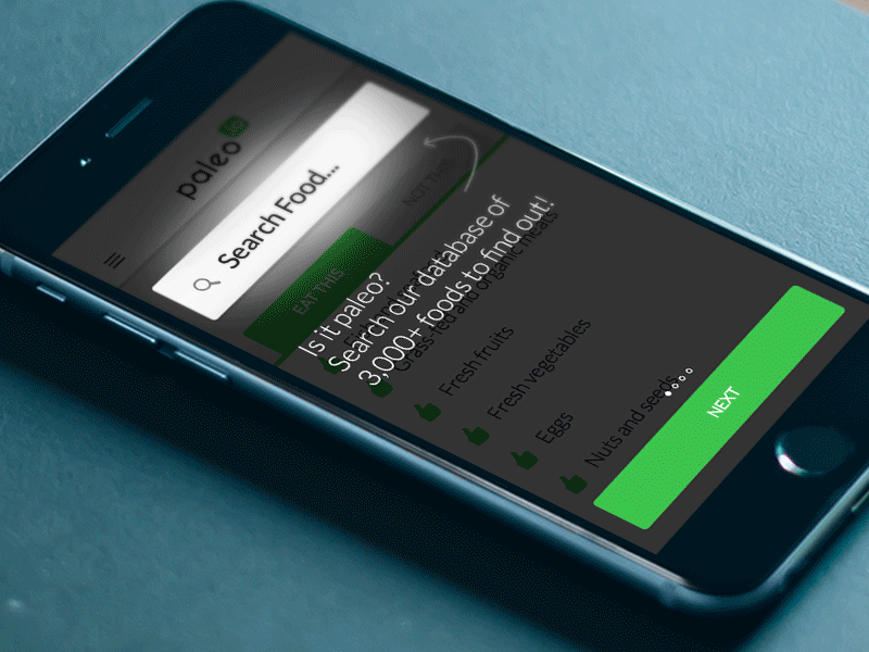 Paleo.io App gif iphone paleo