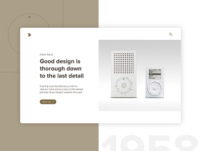 Dieter Rams - Principles of Good Design branding design principles dieter rams interfacedesign layout minimalism ui uiux webdesign