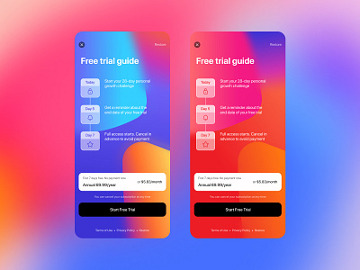 Subscription concept design