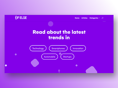 IfElse.org articles blog branding design ux website website animation