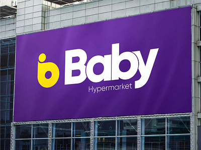 Baby Supermarket Logo graphic design illustration logo design