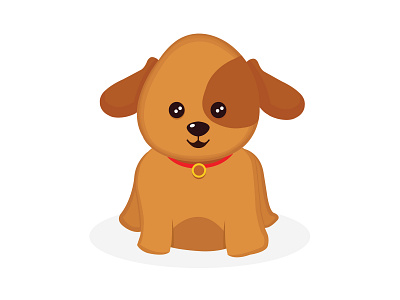 Puppy illustration puppy vector