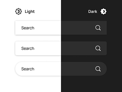 Search Bar Light & Dark Mode