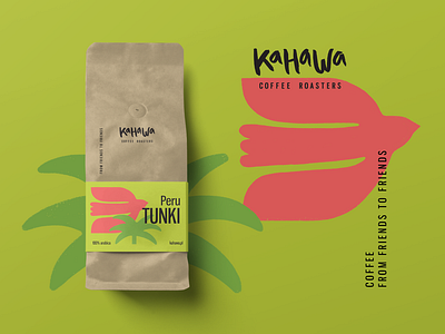 Peru Tunki. Illustration and design for coffee packaging