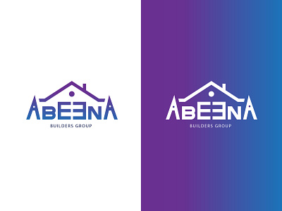 Abeena logo build builders building color consept logo logo design logos logotype typogaphy