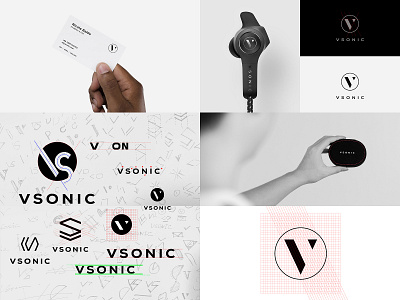 VSONIC Logo Design