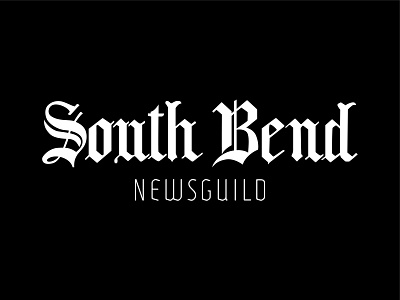 South Bend NewsGuild - Brand Identity brand identity union