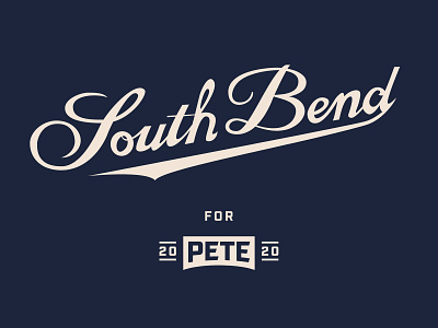 Pete for America - Handlettering
