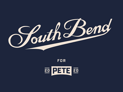 Pete for America - Handlettering handlettered pete buttigieg political south bend