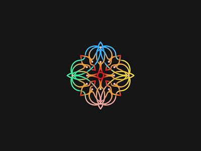 Logo design for an energy healer Aggregata branding connection energy illustration lines logo design mystical people spiritual spirituality web