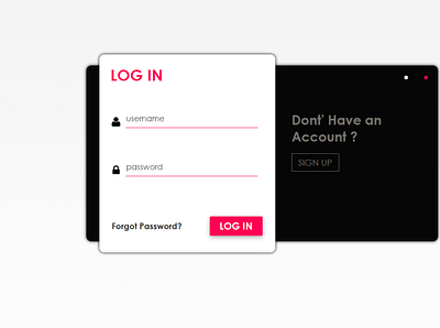 Minimal Login Page app design flat illustration minimal ui ux web