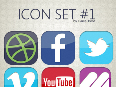 Icon Set icon pack set social media
