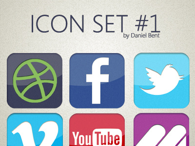 Icon Set (rebound) icon pack set social media