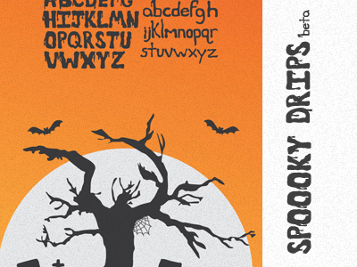 Spooky drips Font font halloween holiday spooky