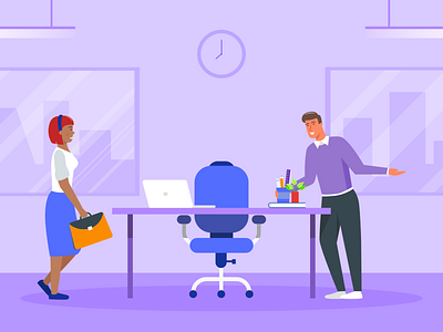 New employee onboarding adobe banner design flat illustration guides illustrator jotform new employee