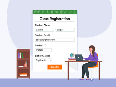 online class registration