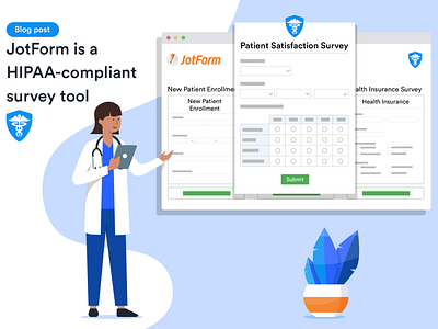 HIPAA-compliant survey tool