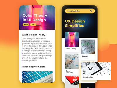 UX Simplified - Educational App - Learn UI UX Design app asia branding business design ecommence entrepreneur figma figmadesign illustration sketch app typography ui userinterfacedesign ux