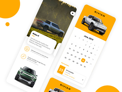 Rivian Test Drive Booking App app app design branding business design ecommence figma figmadesign sketch app typography ui userinterfacedesign ux