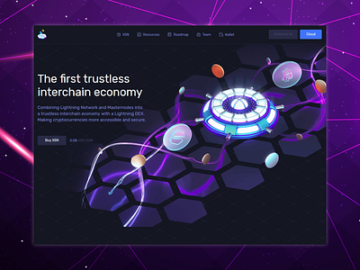 Crypto landing page