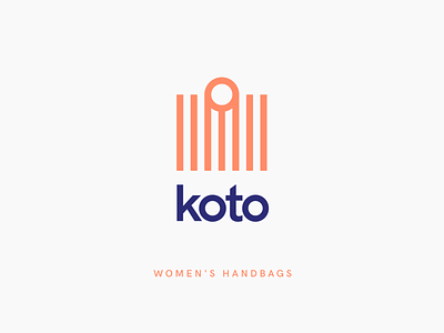 Koto Women's Handbags bags brand design brand identity ecommerce fashion logo illustration logo logotype minimalism modern trendy typography