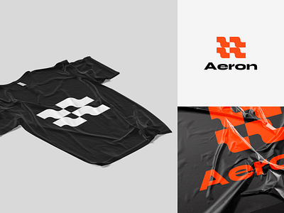Aeron branding idenity logo logotype modern trendy vector