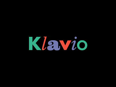 Klavio – Brand Identity branding clothing store fashion fashion brand fashion logo identity logo typography