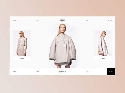 Nordic Catalog Page catalog ecommerce minimalism modern shop trendy typography ui ux web webdesign website